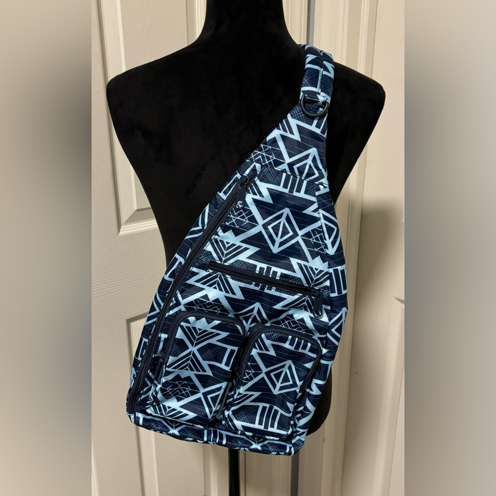 Geometric Design Pickleball Sling Bag